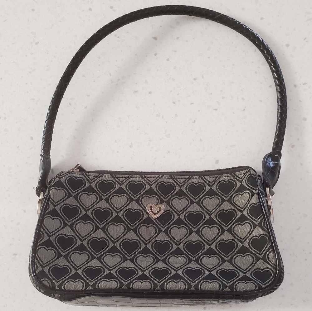 🔥5/$25🔥black/gray heart purse